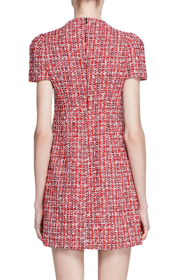 The Duchess of Cambridge wore Alexander McQueen short-sleeved shift dress for Canada Day zoom call