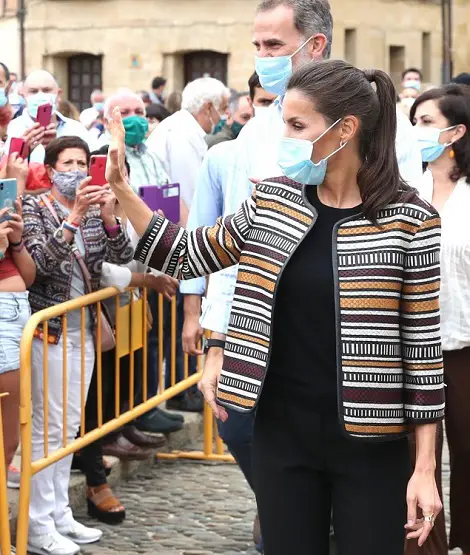 KIng Felipe and Queen Letizia of Spain visited La Rioja to promote tourism