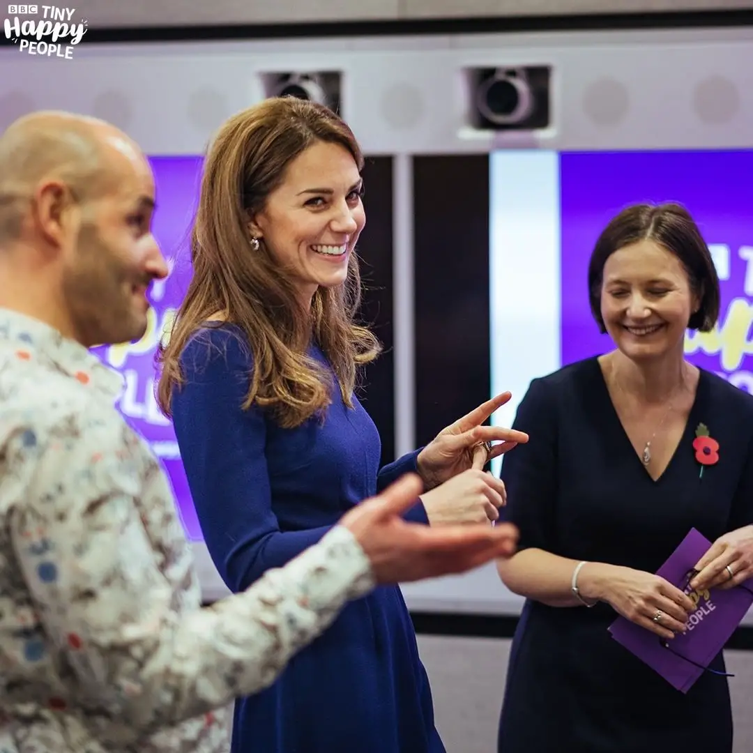 The Duchess of Cambirdge helped designing How eye contact is key to your baby's language learning" and "The Science of Singing to Bump