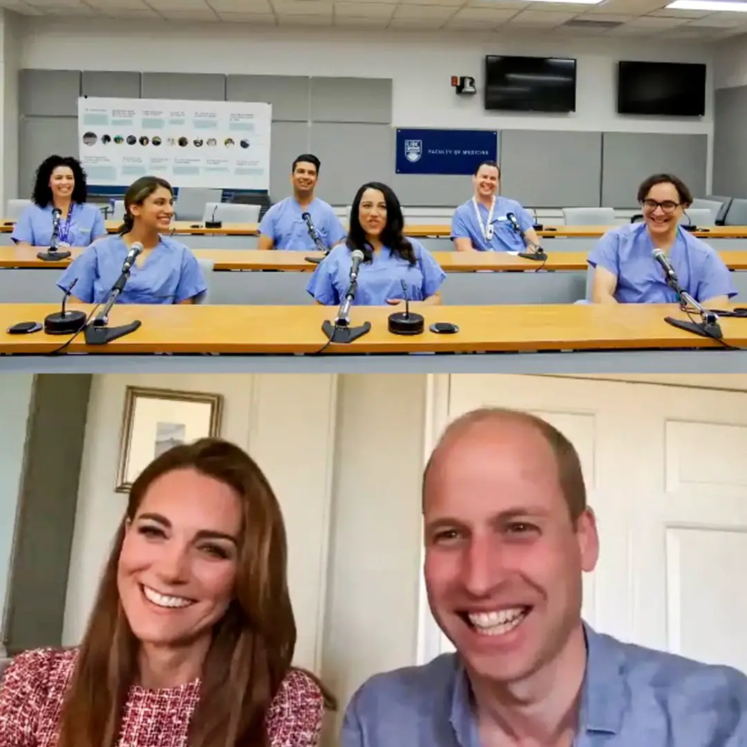 The Duke and Duchess of Cambridge marked the Canada Day with a zoom call to the Surrey Memorial Hospital Staff