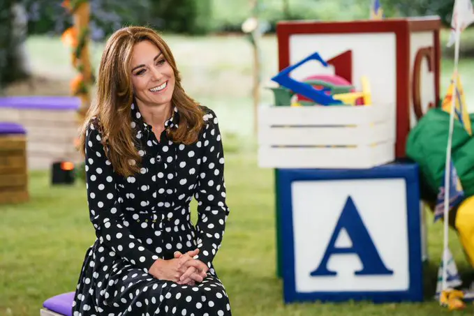The Duchess of Cambridge at the launch of BBC Tiny Happy People