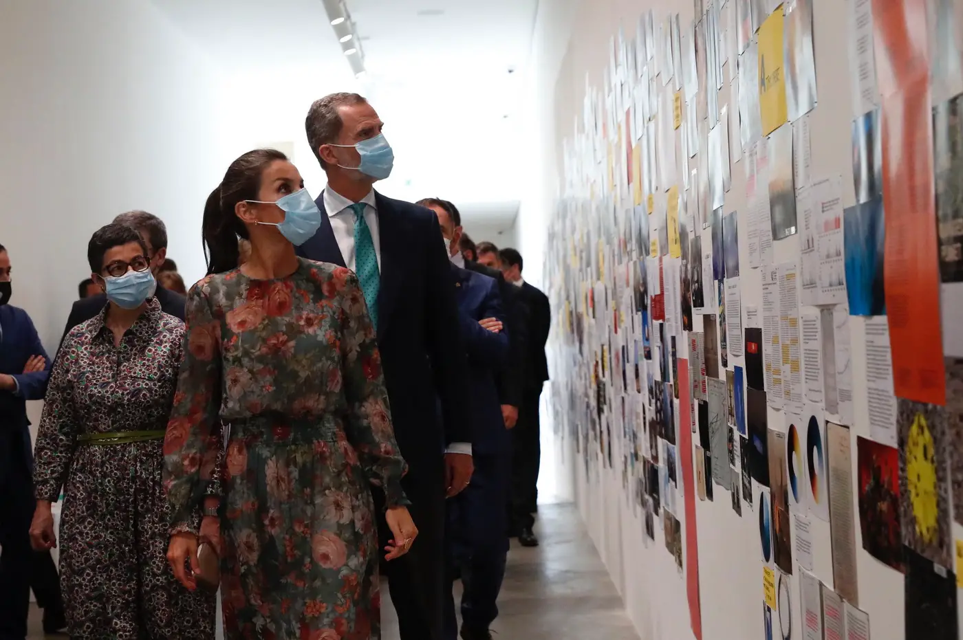 King Felipe and Letizia visited an exhibition ‘In Real Life’ by the Danish-Icelandic artist Olafur Eliasson at the Guggenheim Museum