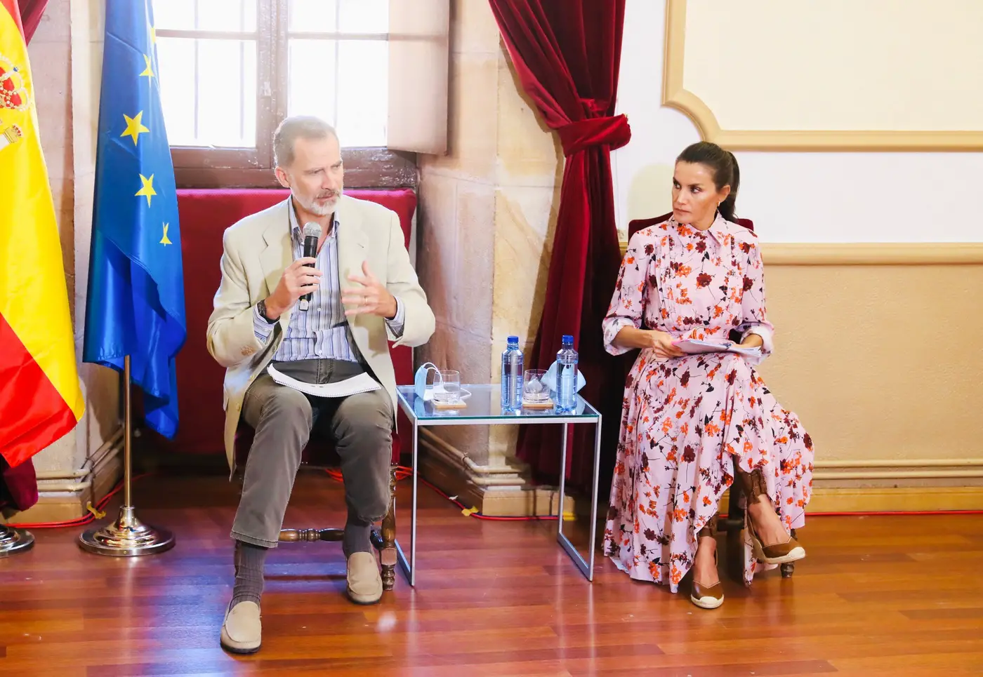 King Felipe and Queen Letizia held a meetin in Soria