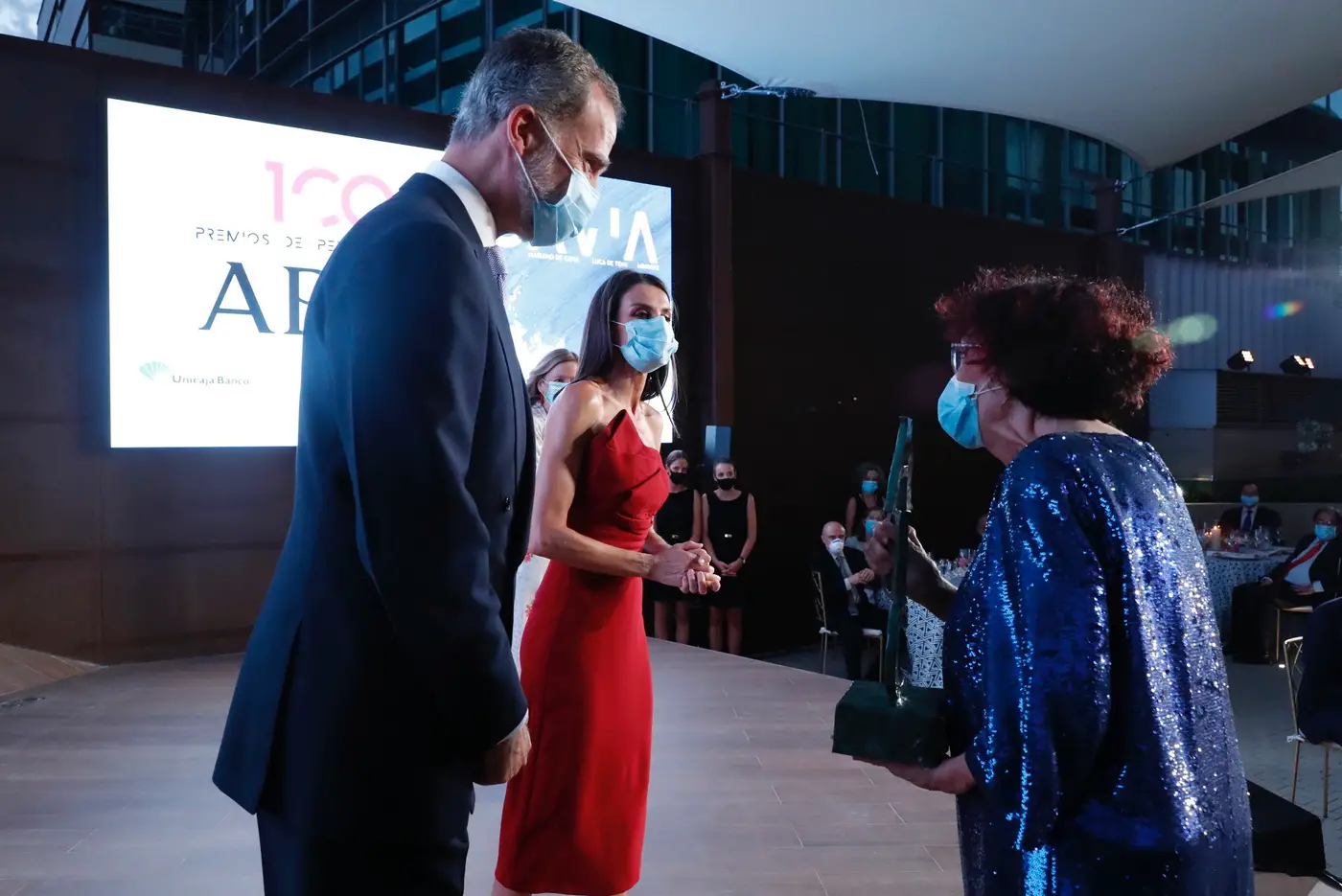 King Felipe and Queen Letizia of Spain presented ABC Journalism Awards