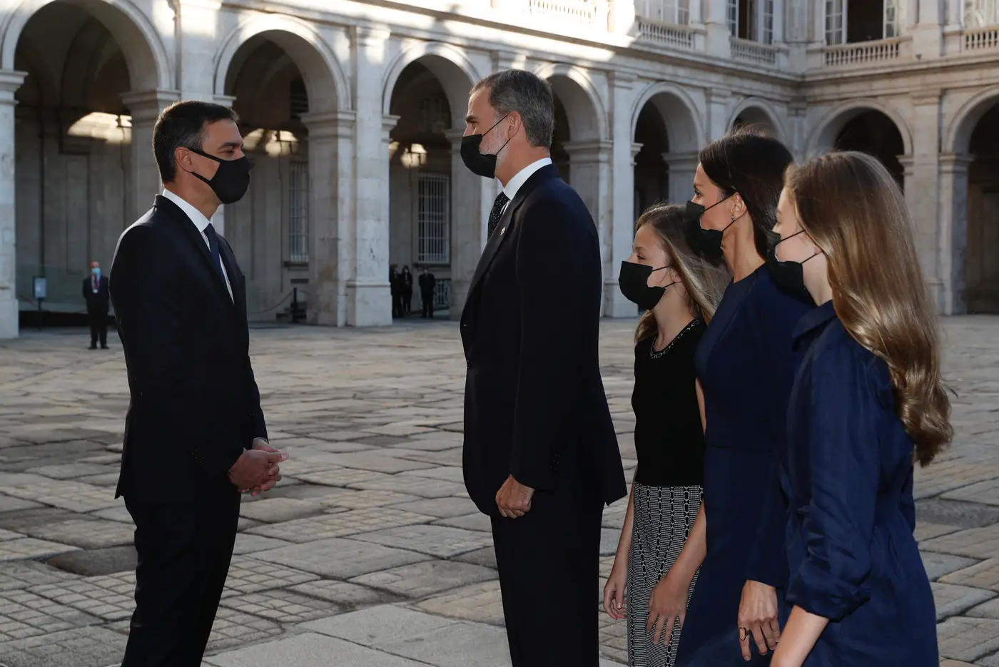 King Felipe and Queen Letizia of Spain presided over the tribute ceremony for the victims of COVID19