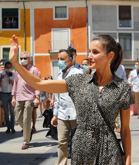 Queen Letizia of Spain wore Mango jumpsuit to Cuenca
