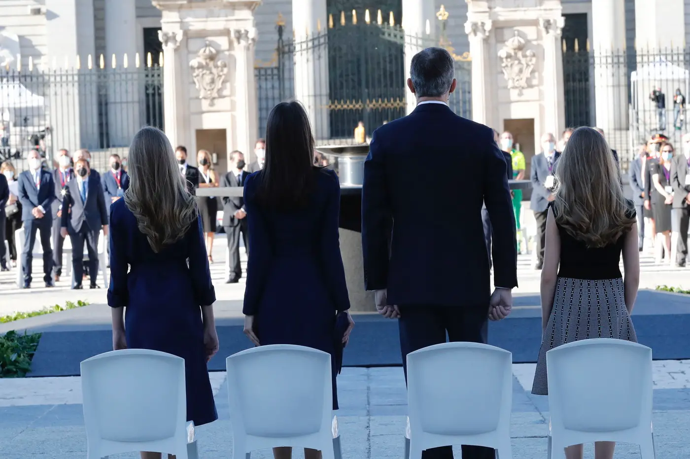 Spanish Royal family paid tribute to the victims of COVId19