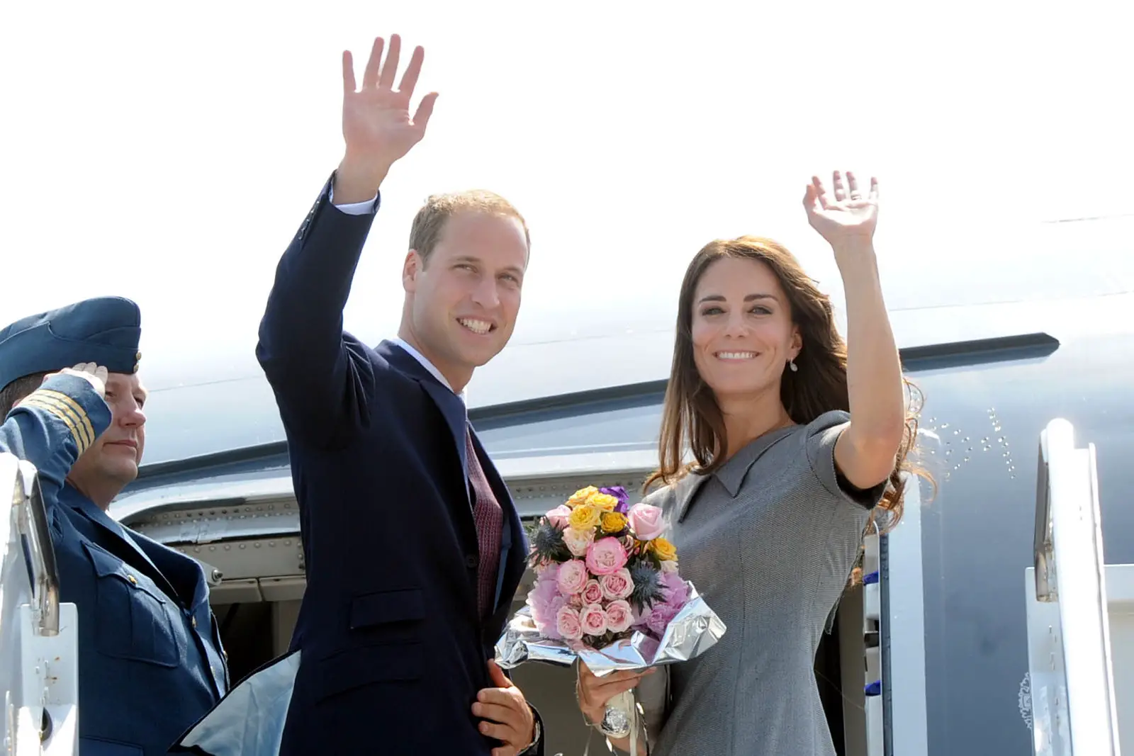 The Duke and Duchess of Cambridge left for Montreal