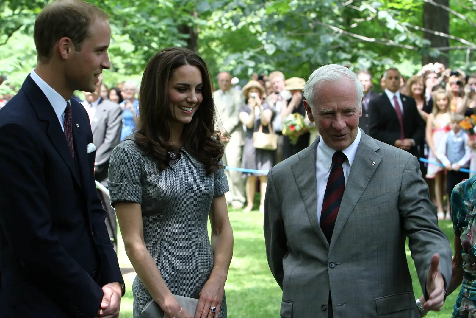 The Duke and Duchess of Cambridge planted a tree at the Rideau Hall