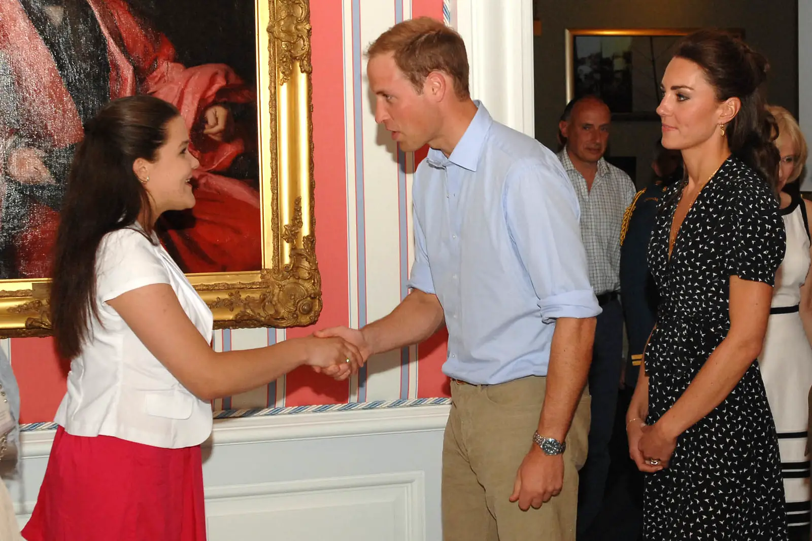The Duke and Duchess of cambridge attended a Youth Reception during Canada visit in 2011