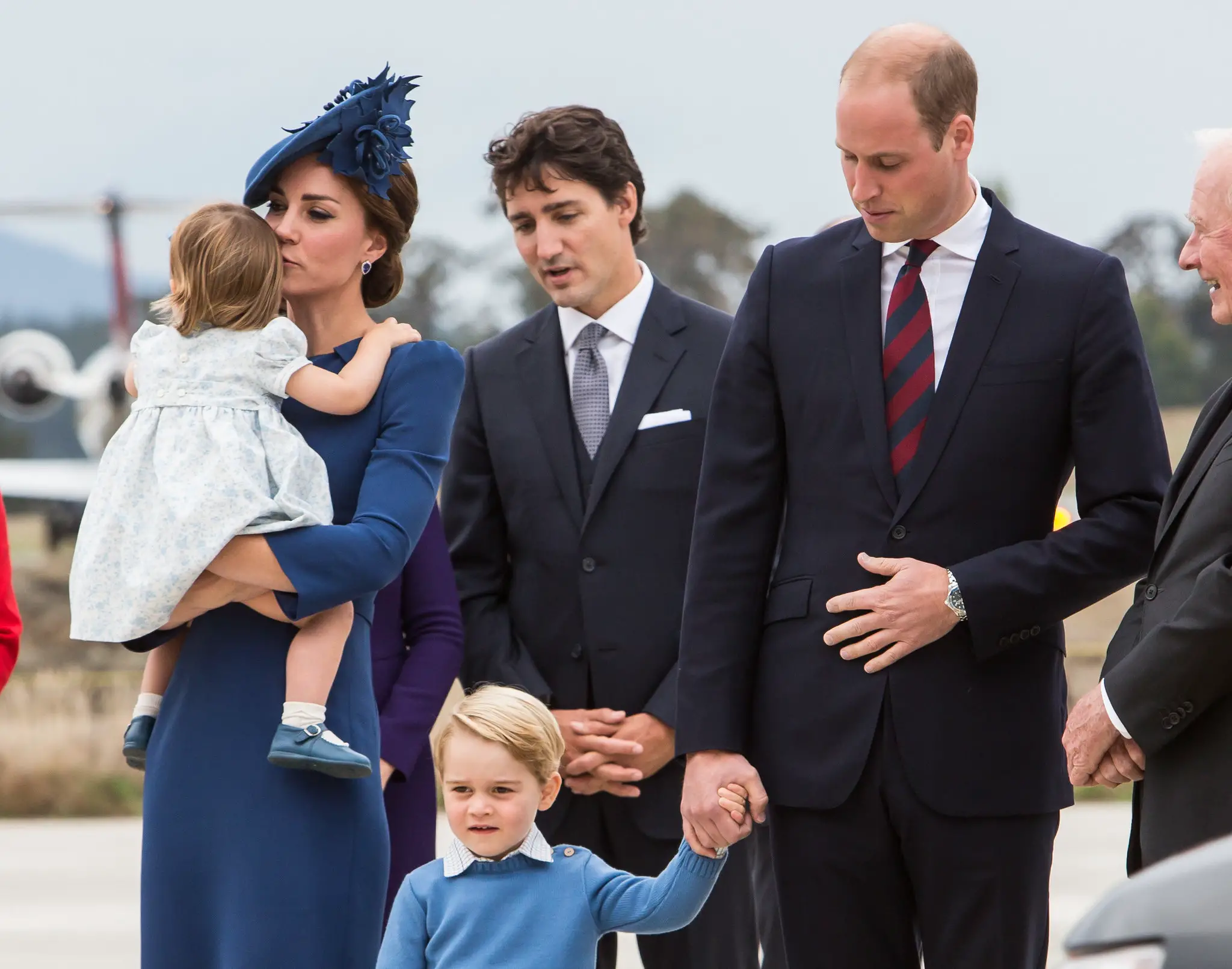 A kiss for Princess Charlotte from The Duchess in Canada