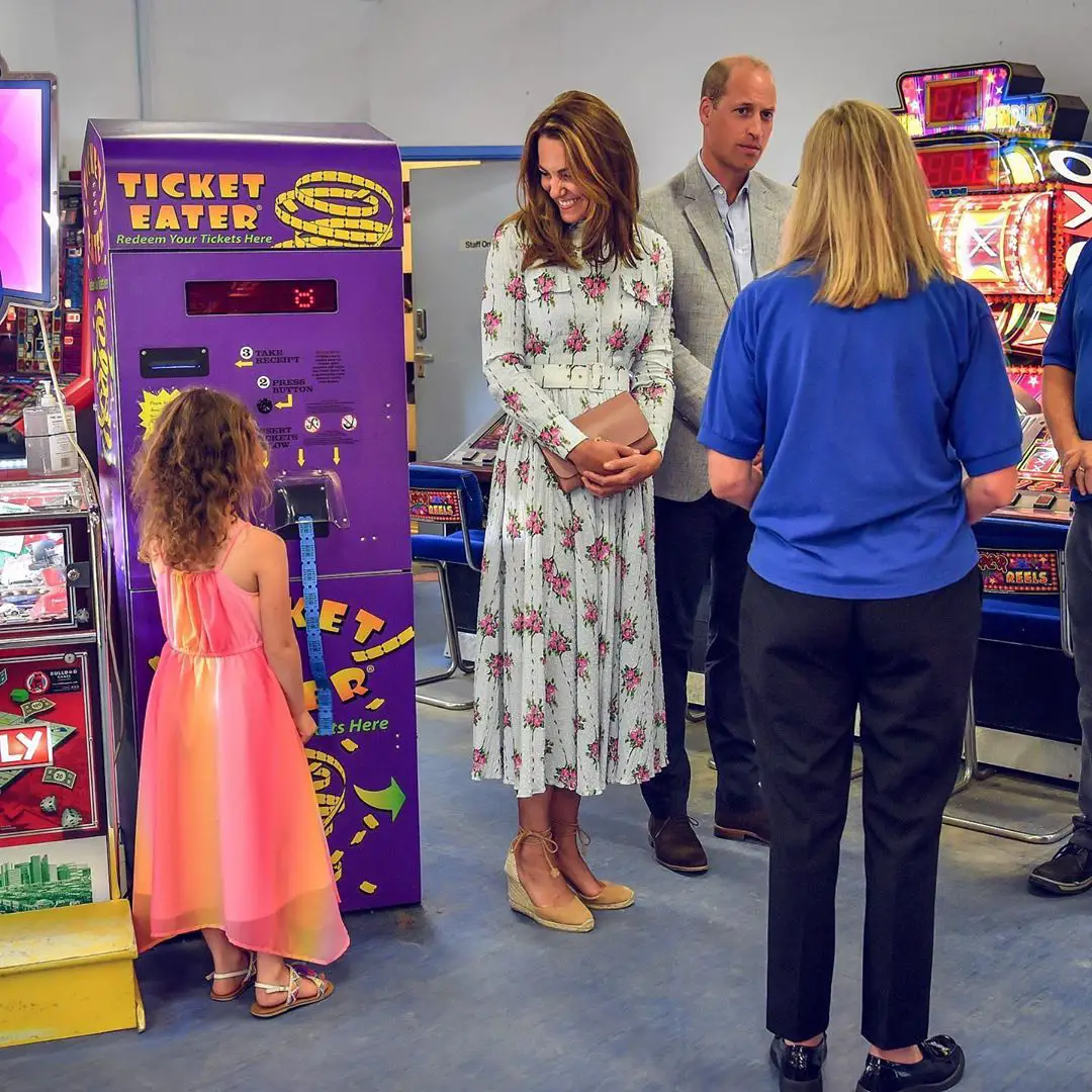 The Duke and Duchess of Cambridge toured Barry Island in Wales