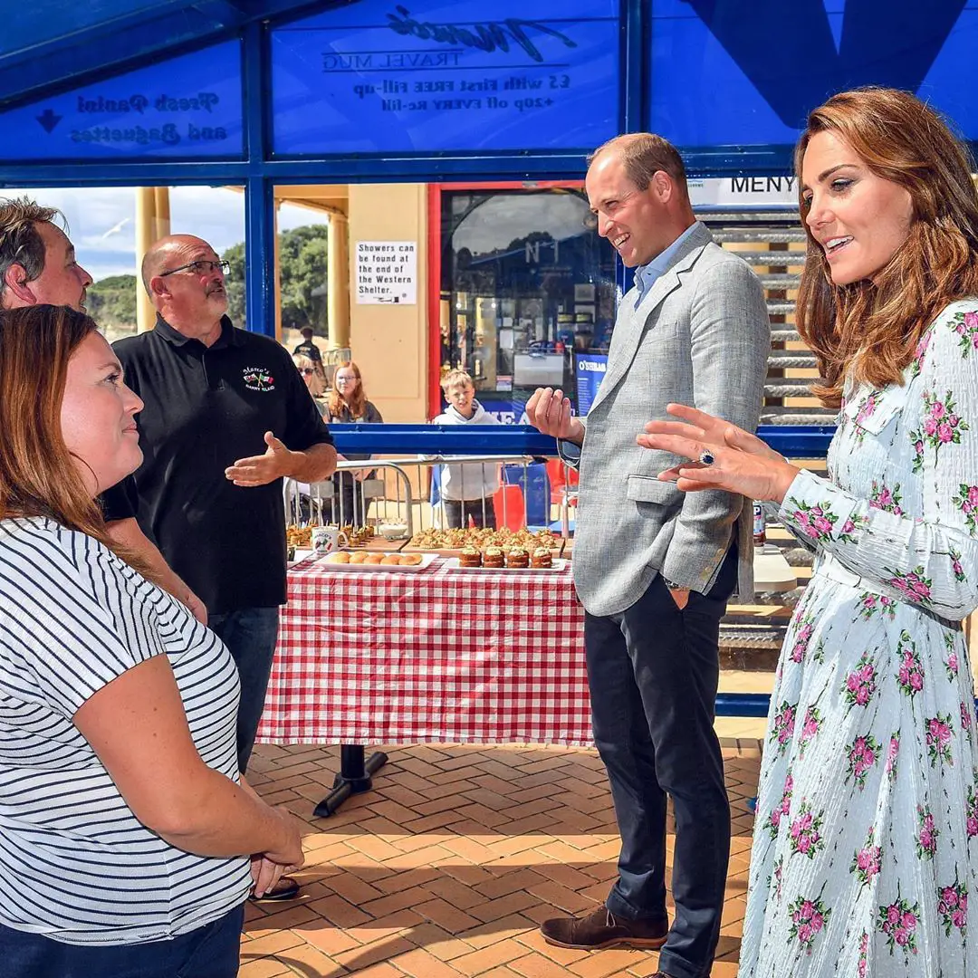 The Duke and Duchess of Cambridge visited Barry Island in Wales