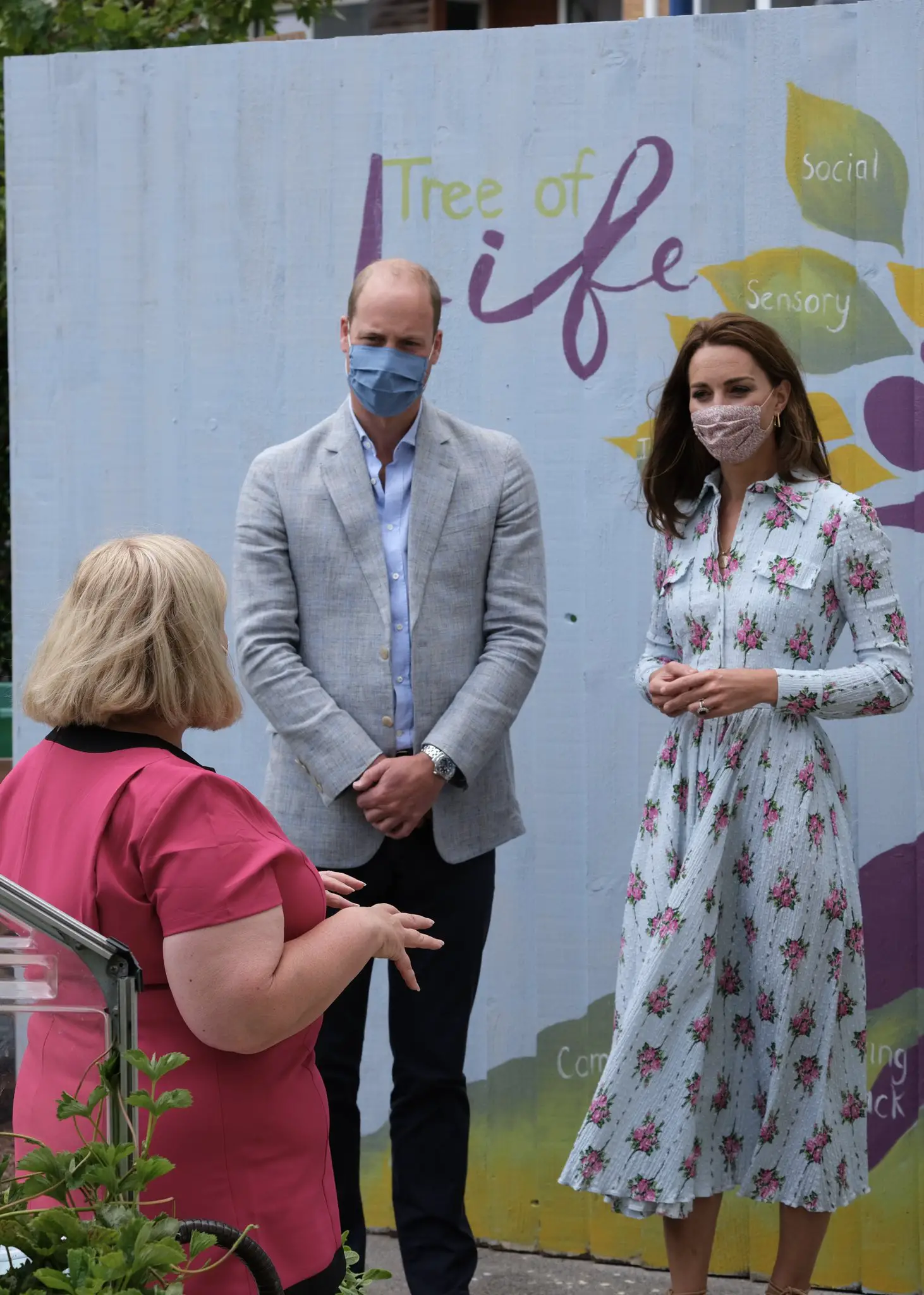The Duke and Duchess of Cambridge met with the Bingo partners in Cardiff