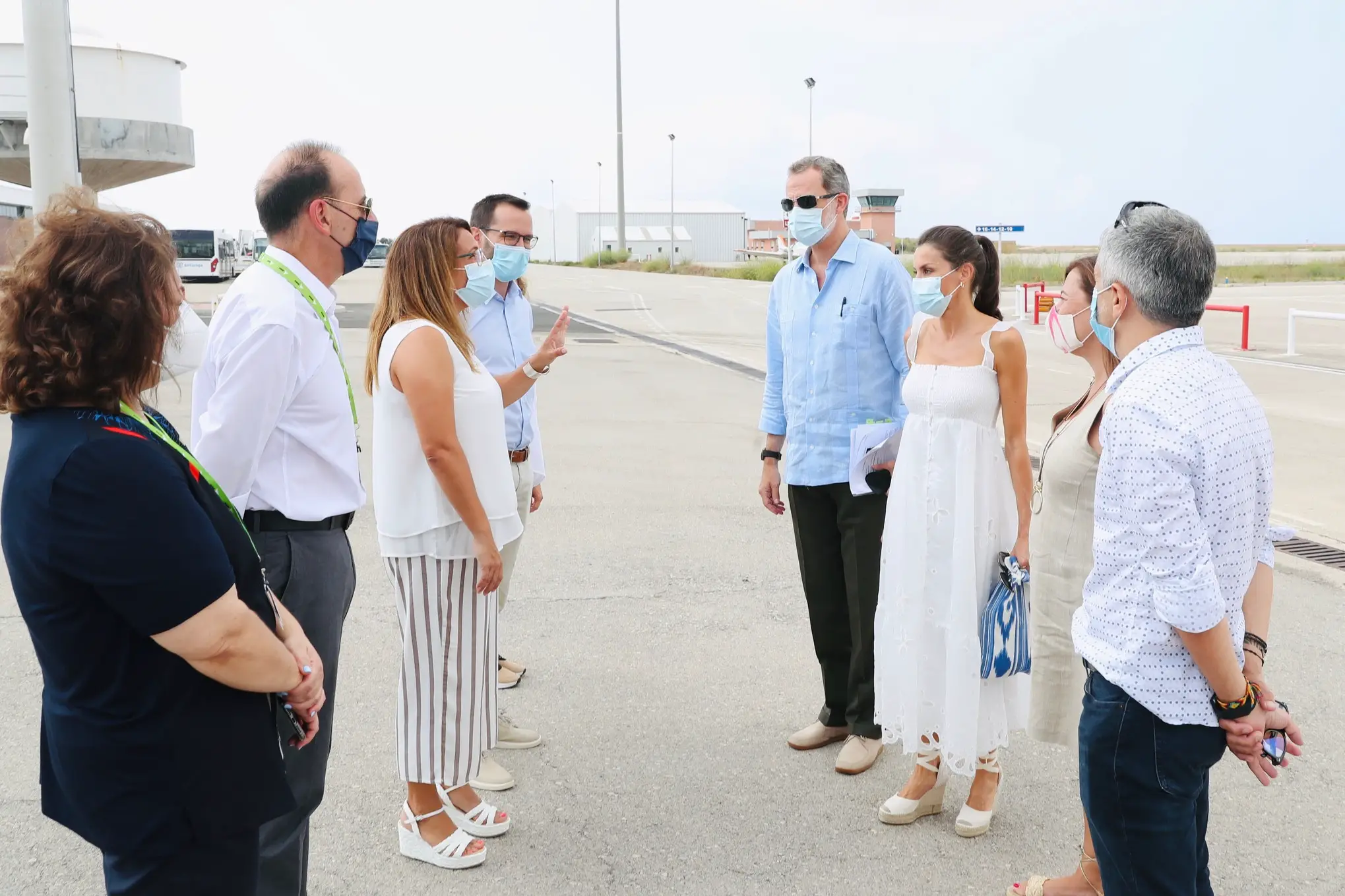 King Felip and Queen Letizia of Spain toured Menorca in Palma