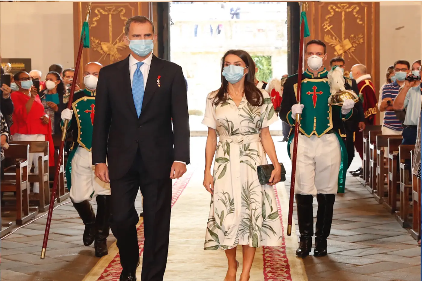 King Felipe and Queen Letizia at the National Offering of the Apostle Santiago