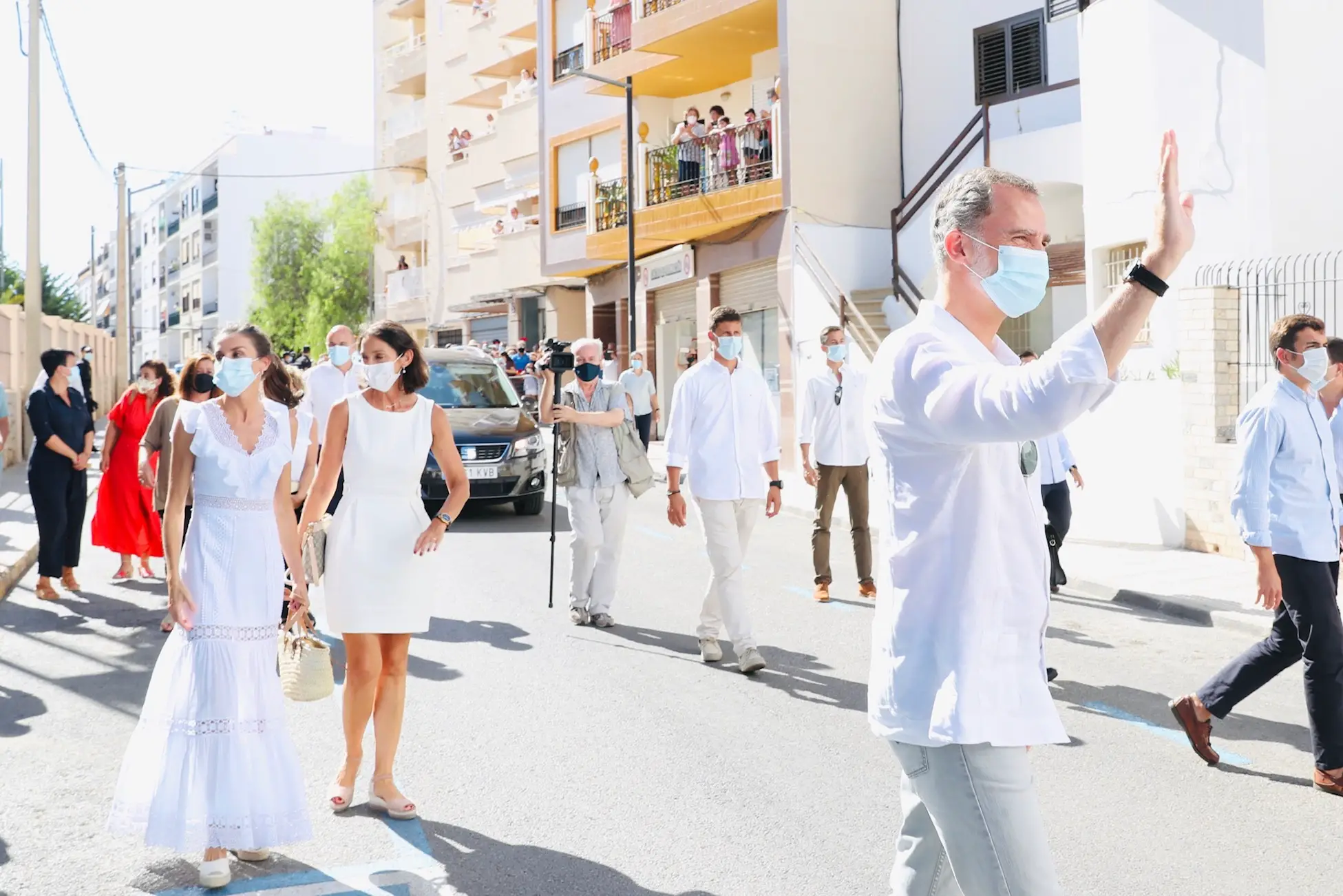 King Felipe and Queen Letizia of Spain toured Ibiza