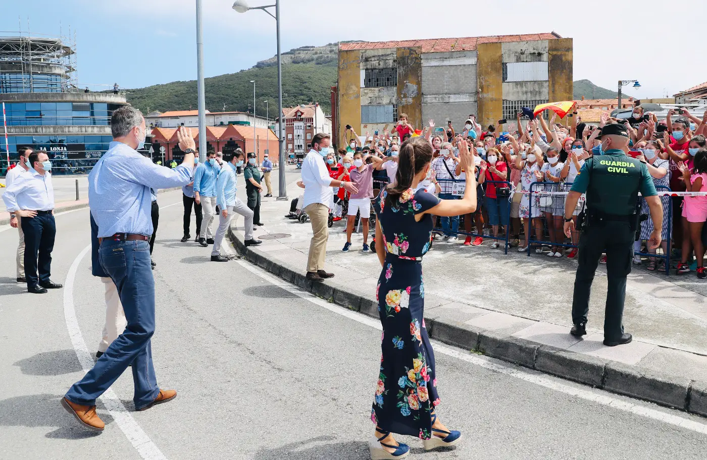 King Felipe and Queen Letizia received warm welcome in Cantabria