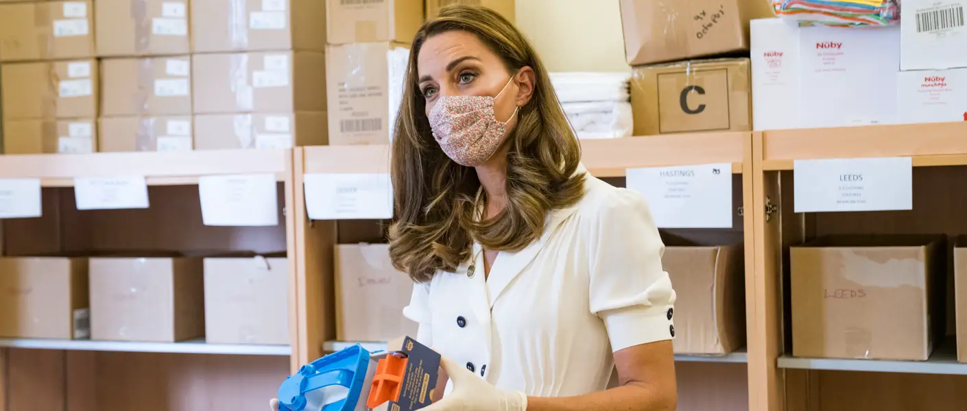 The Duchess of Cambridge launched a Baby bank donation project with baby basics
