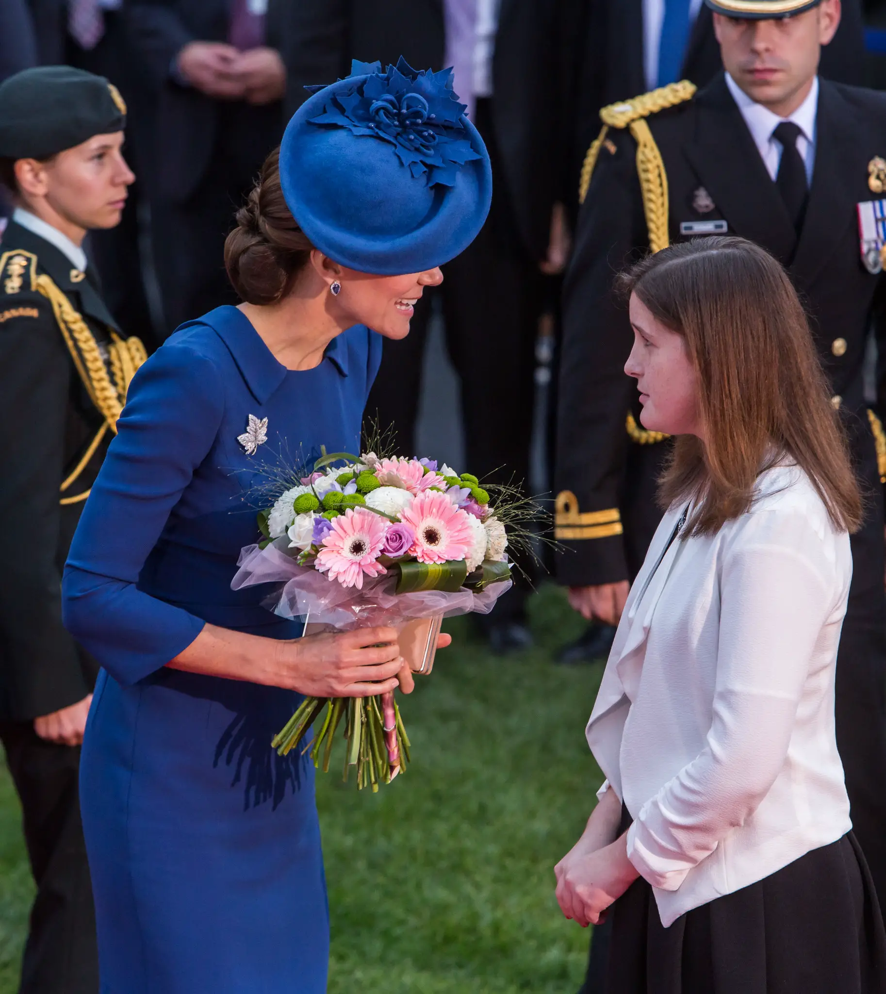 The Duchess of Cambridge received floral welcome in Canada in September 2016