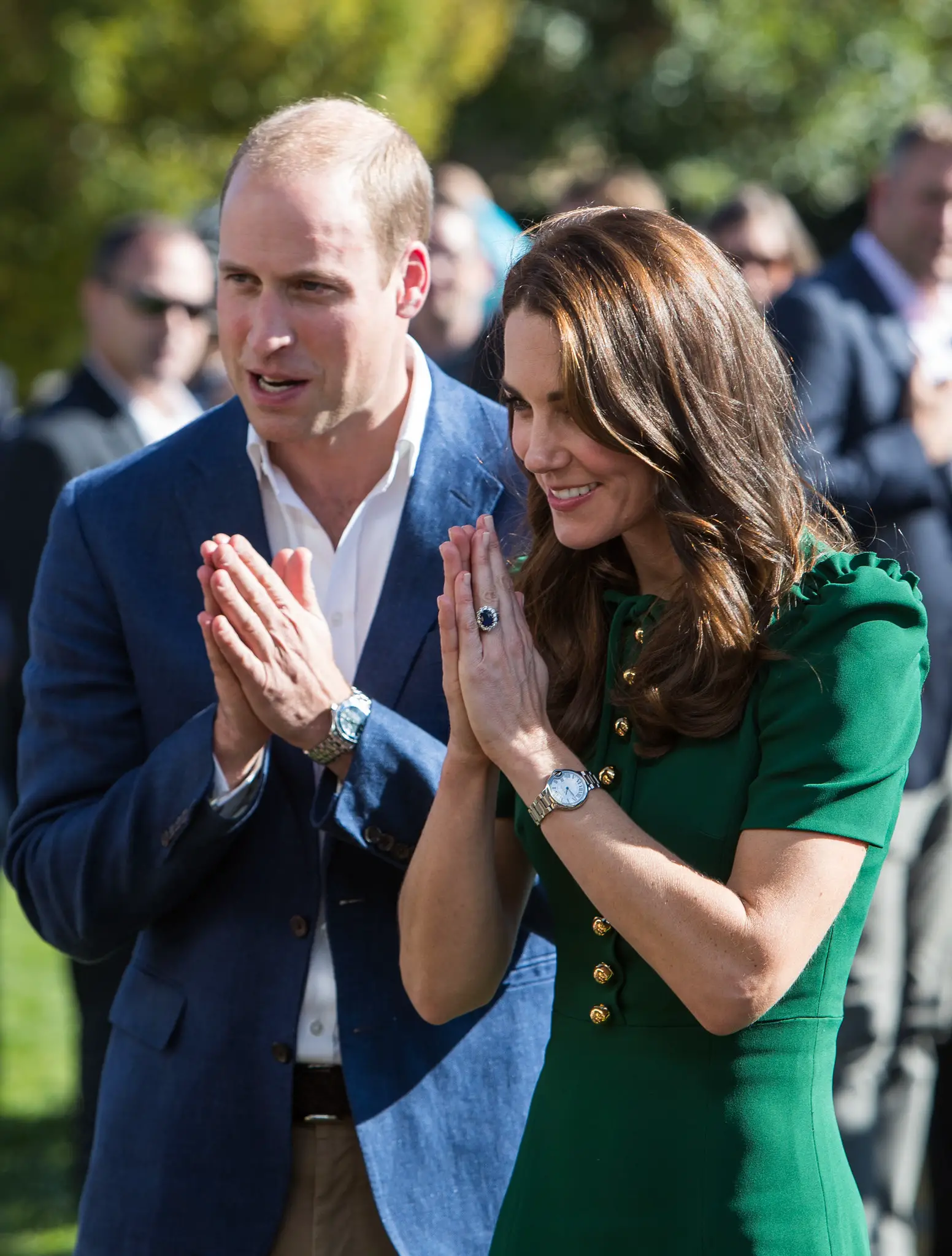 The Duke and Duchess of Cambridge at food festival in kelowna