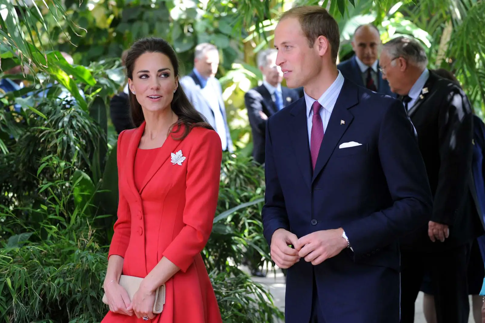 The Duke and Duchess of Cambridge bid farewell to Canada in 2011