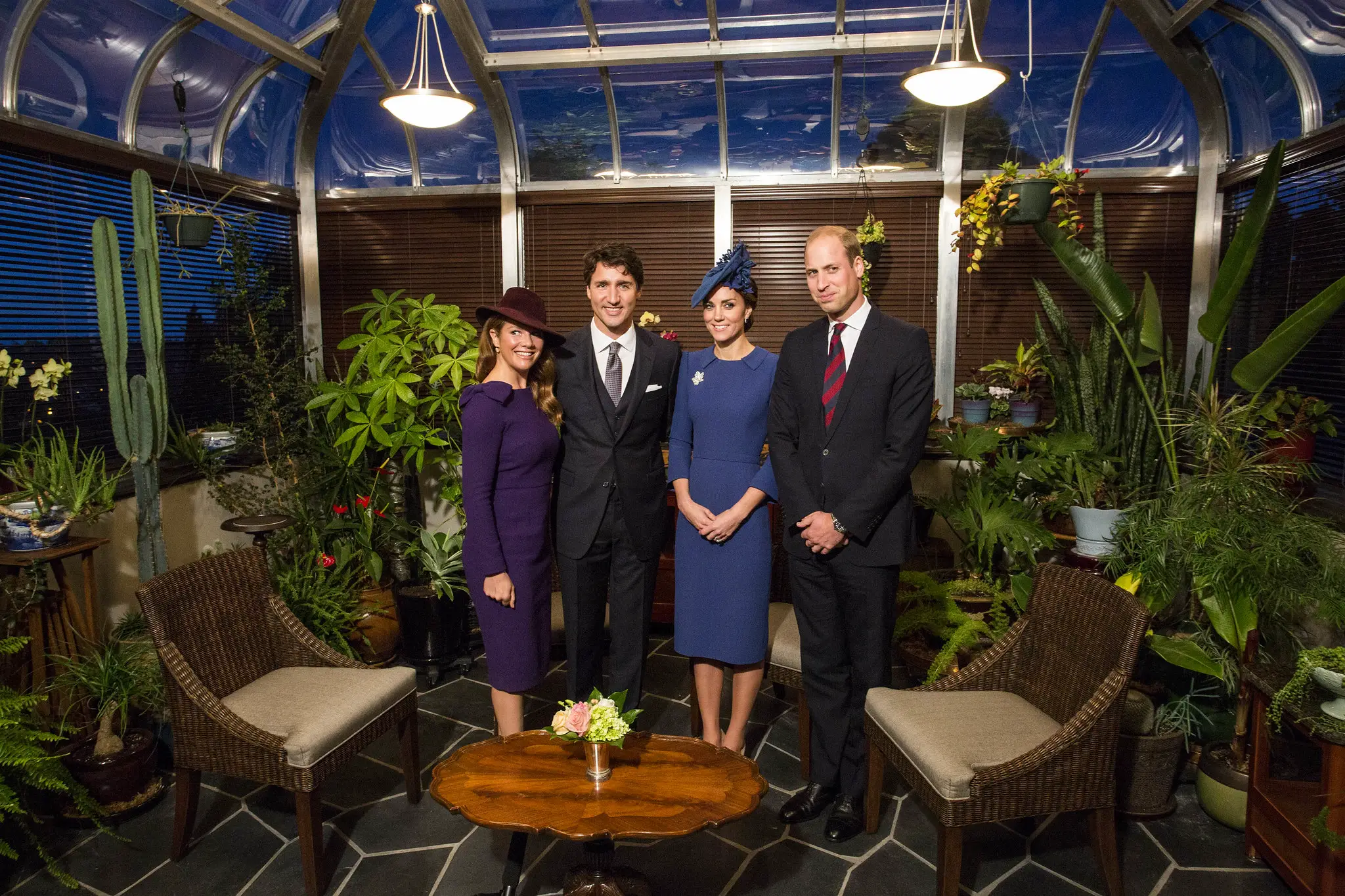 The Duke and Duchess of Cambridge held meeting with Canadian Governor General and Prime Minister at Victoria house