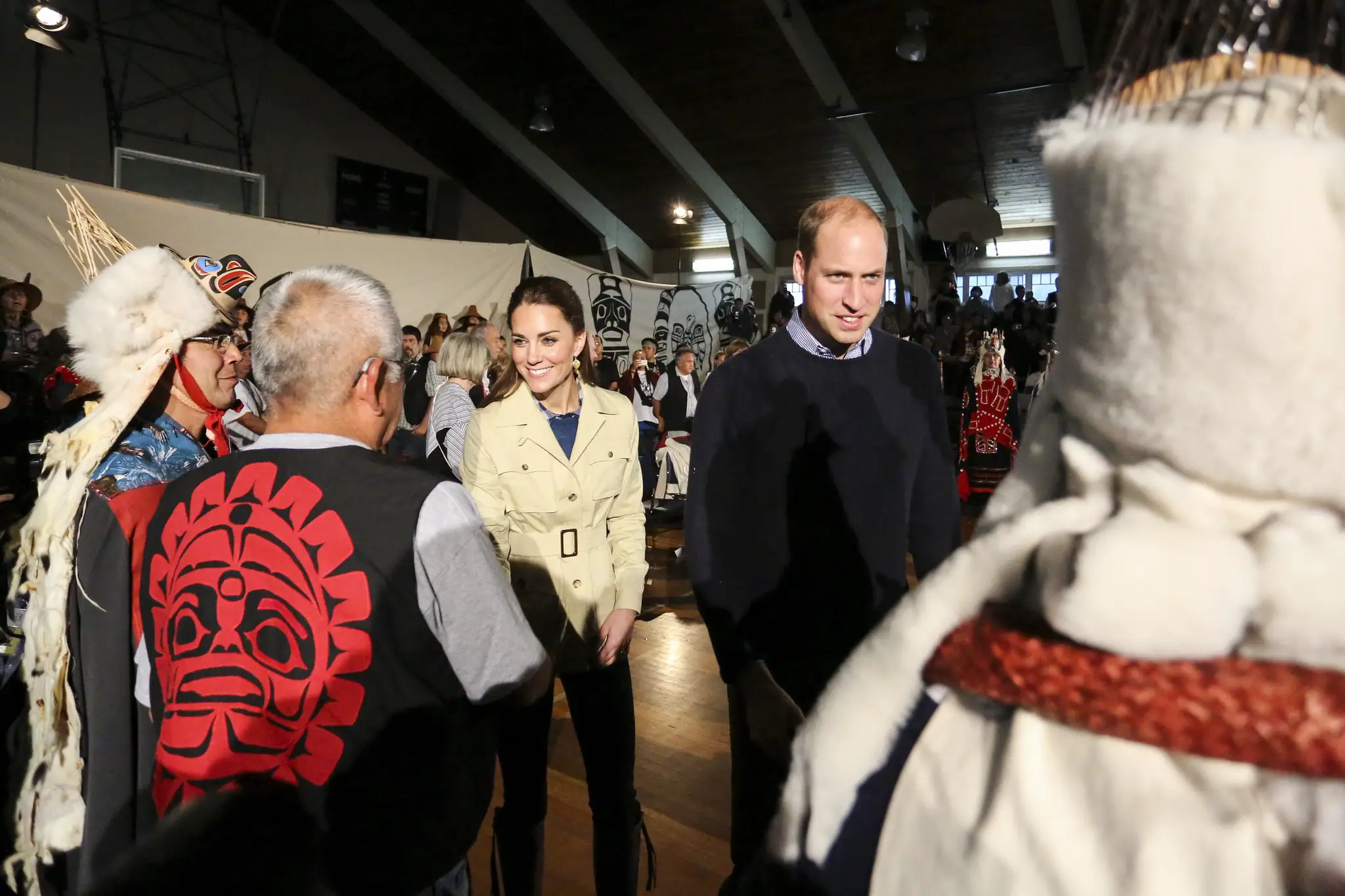 The Duke and Duchess of Cambridge travelled to Bella Bella in 2016
