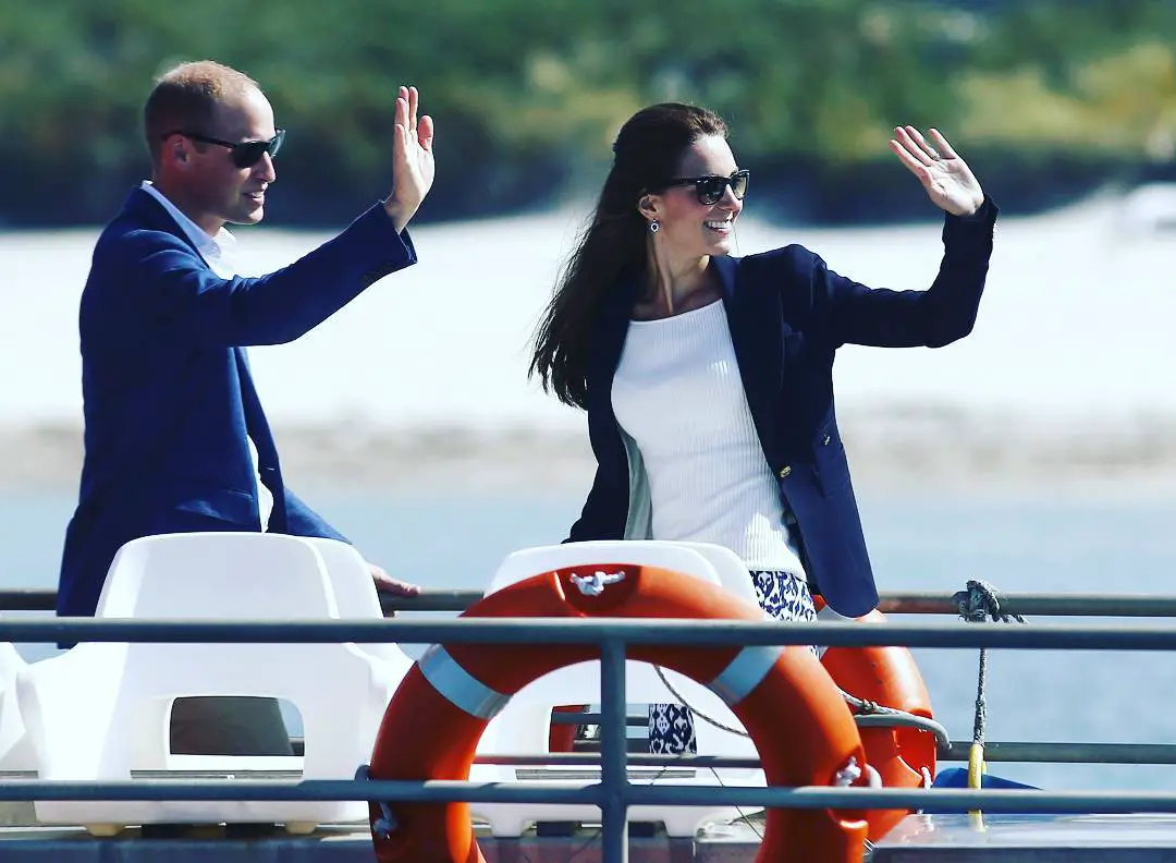 The Duke and Duchess of cambridge visited Tresco Island with their three children for summer vacation