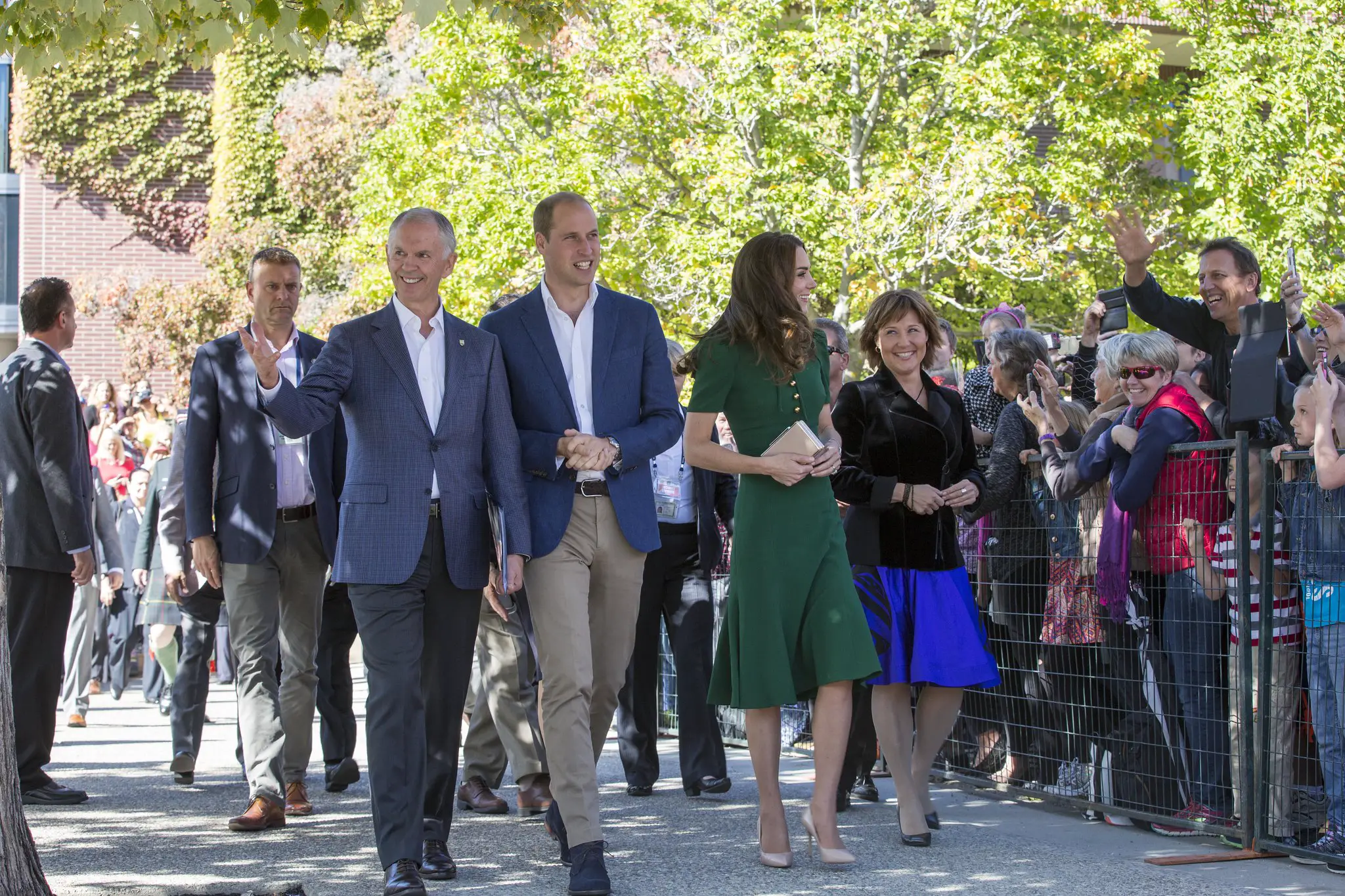 The Duke and Duchess of cambrdige received a warm welcome in kelowna