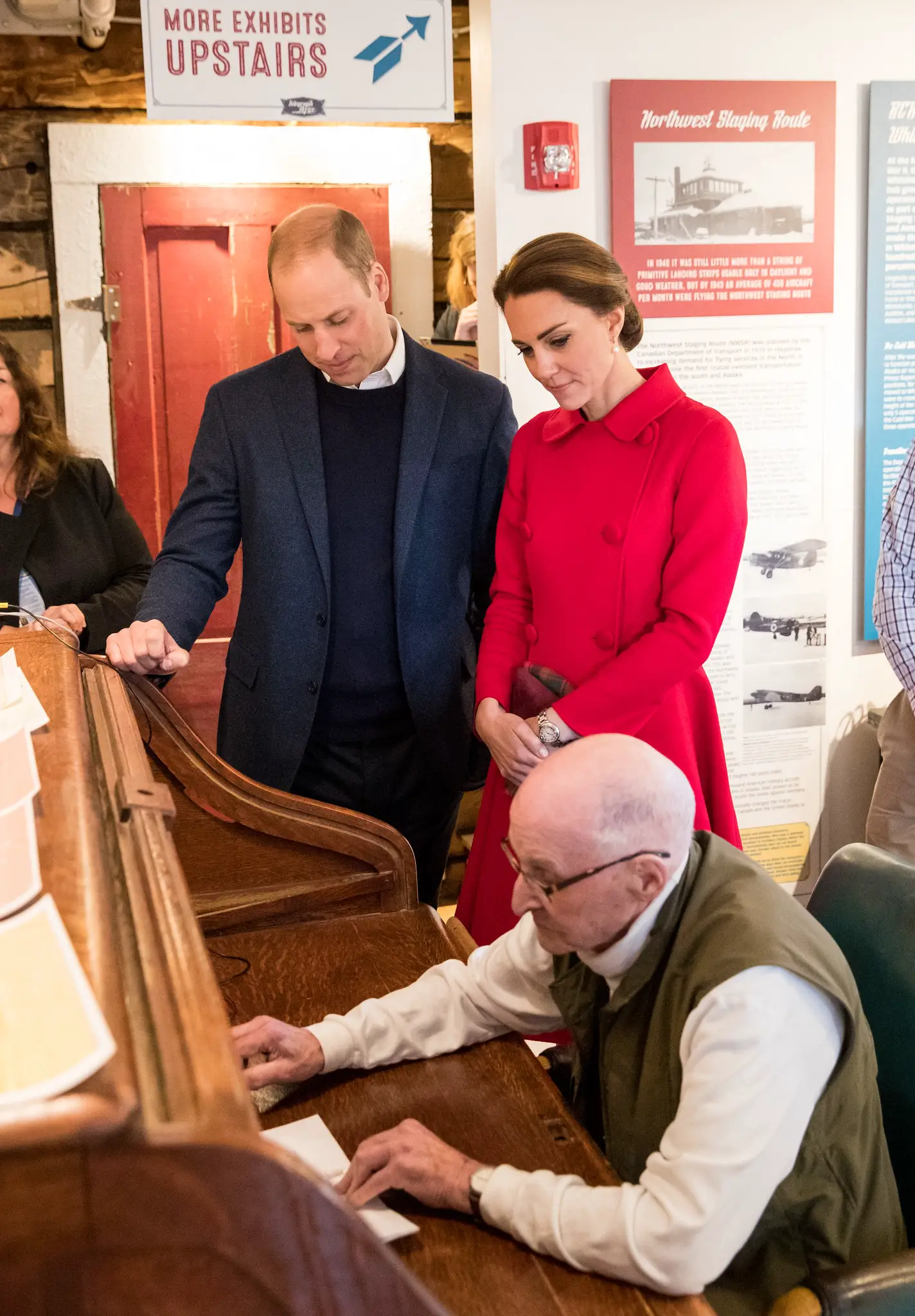 The Duke and Duchess of cambriddge sent a telegraphic tweet in yukon