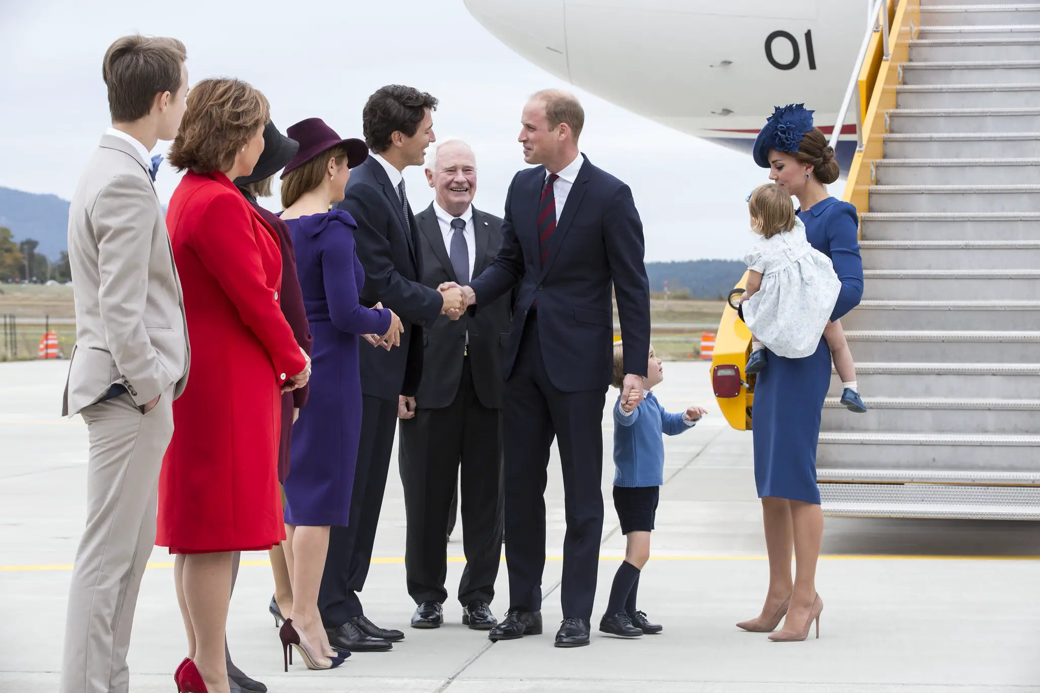 The Duke and Duchess of cambridge arrived in Canada for royal tour 2016