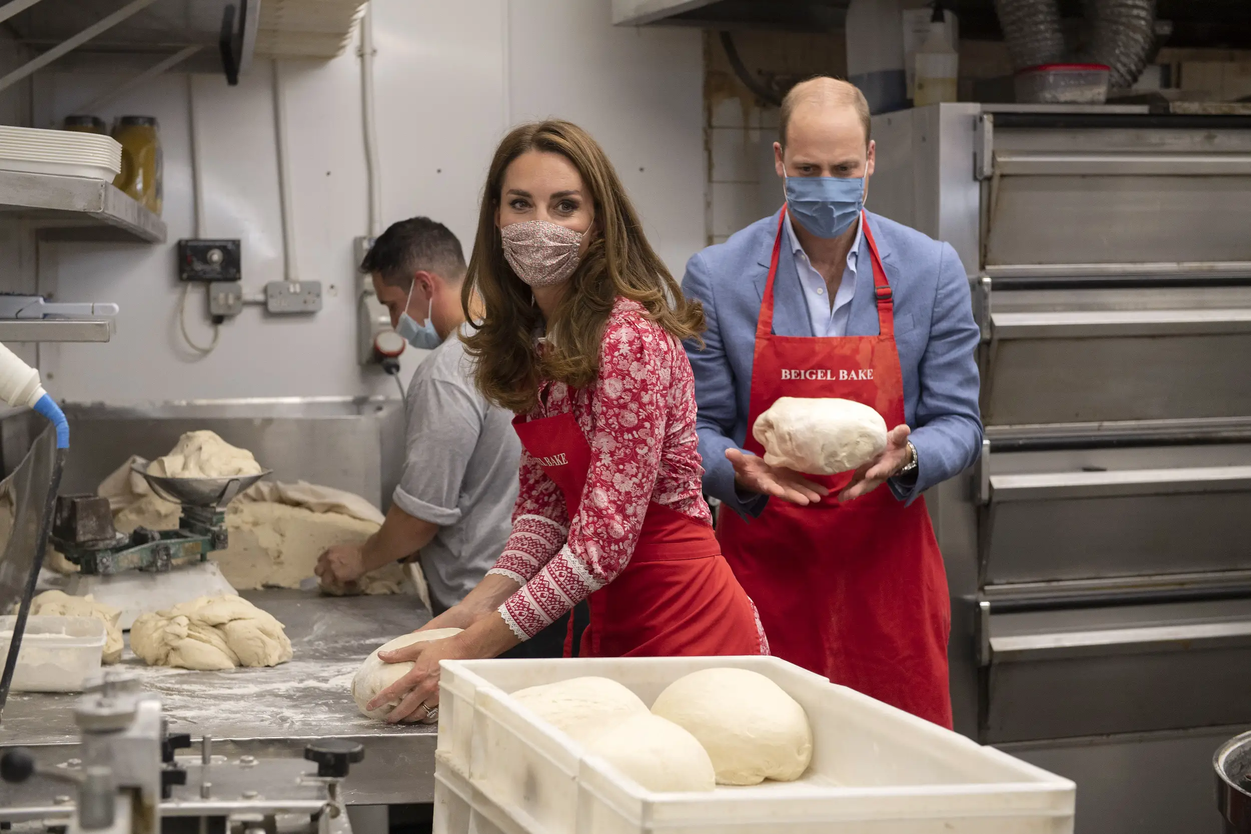 The Duchess of Cambridge made beigels at the famous bakery shop in london
