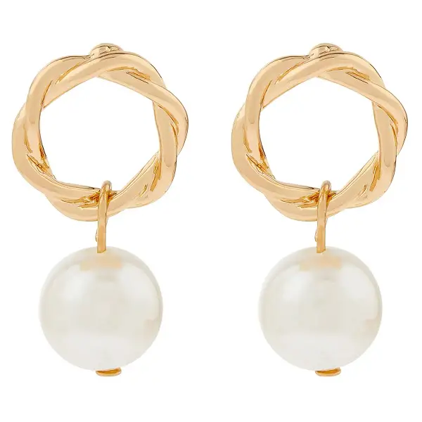 The Duchess of Cambridge wore Accessorize Pearl Rope Earrings