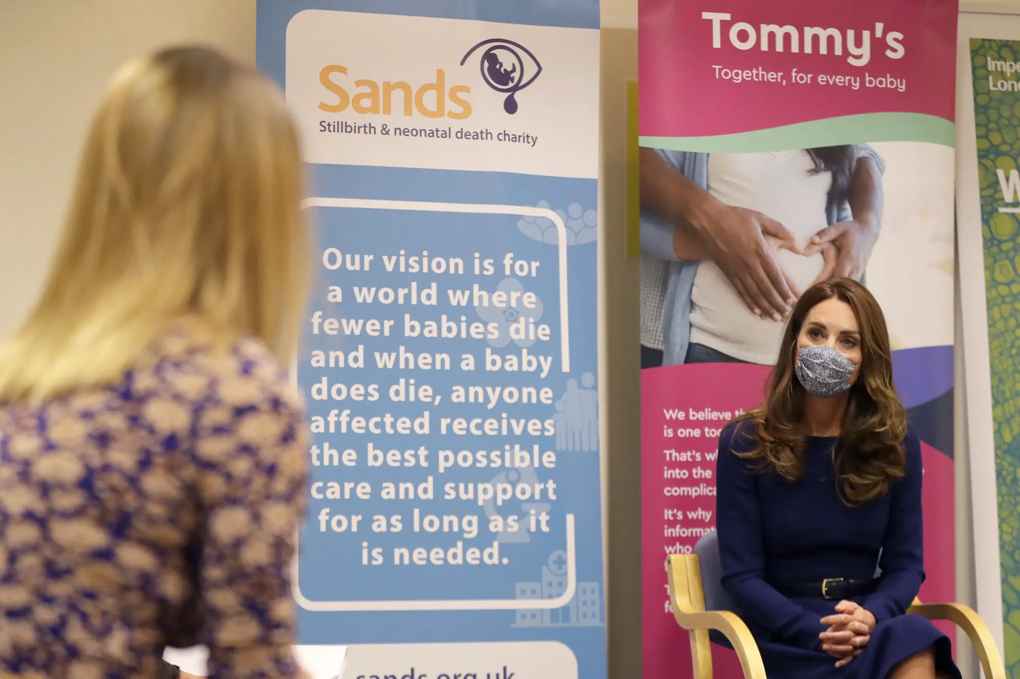 The Duchess of Cambridge visited the Tommy’s National Centre for Miscarriage Research site at Imperial College London’s Institute for Reproductive and Developmental Biology to mark Baby Loss Awareness Week