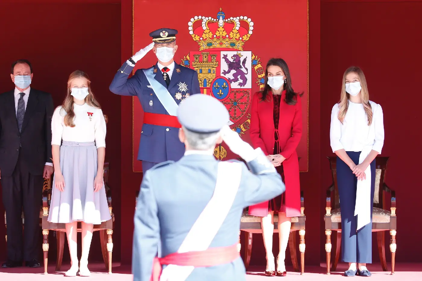 King Felipe and Queen Letizia attended National day event
