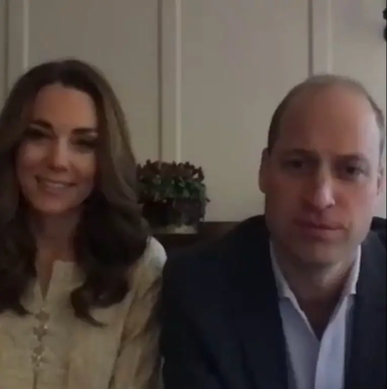 The Duke and Duchess of Cambridge marked the Royal tour of Pakistan anniversary with a video call