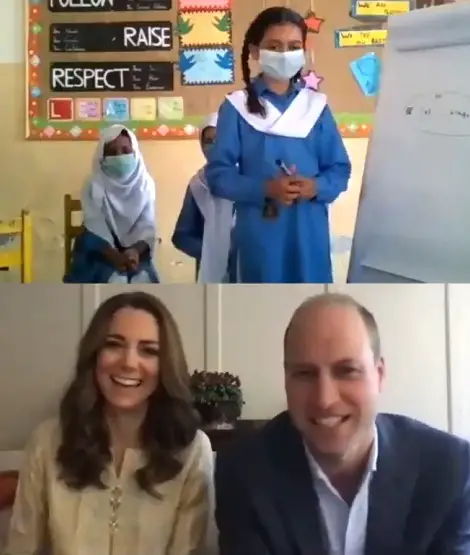 The Duke and Duchess of cambridge talked to the Pakistani students and teachers 1 1