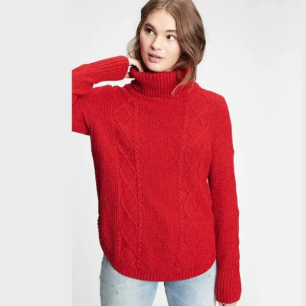 GAP Cable Knit Turtleneck Sweater