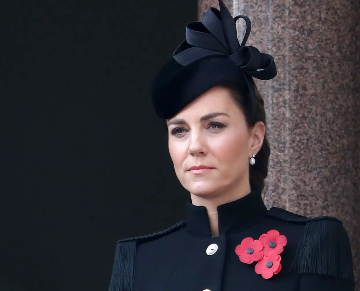 The Duchess of Cambridge at annual Remembrance Sunday service.