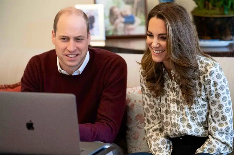 The Duke and Duchess of Cambridge talked to the Future Men Beneficiaries