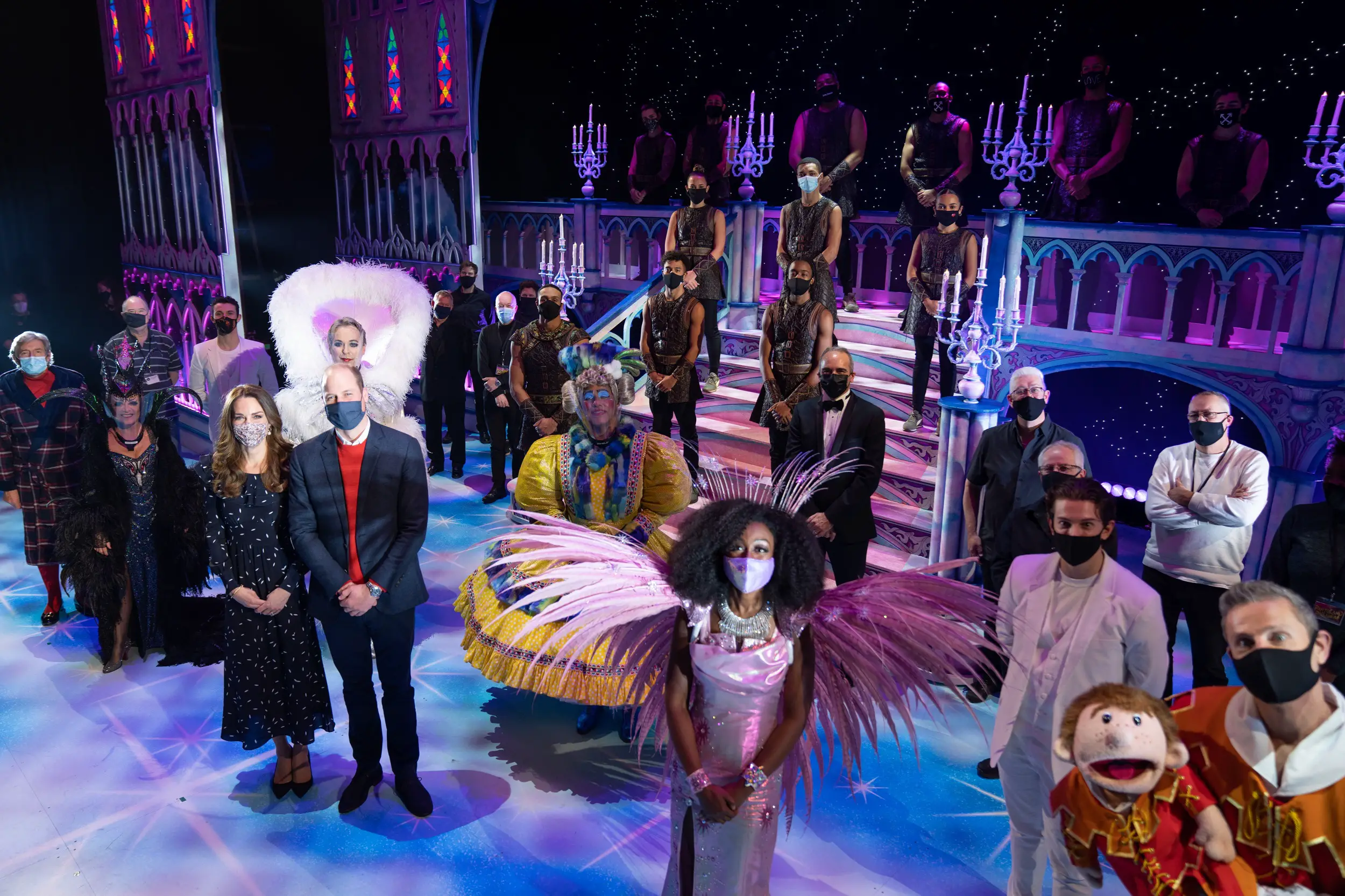 The Duke and Duchess of Cambridge attended a special performance of The National Lottery’s Pantoland at The Palladium