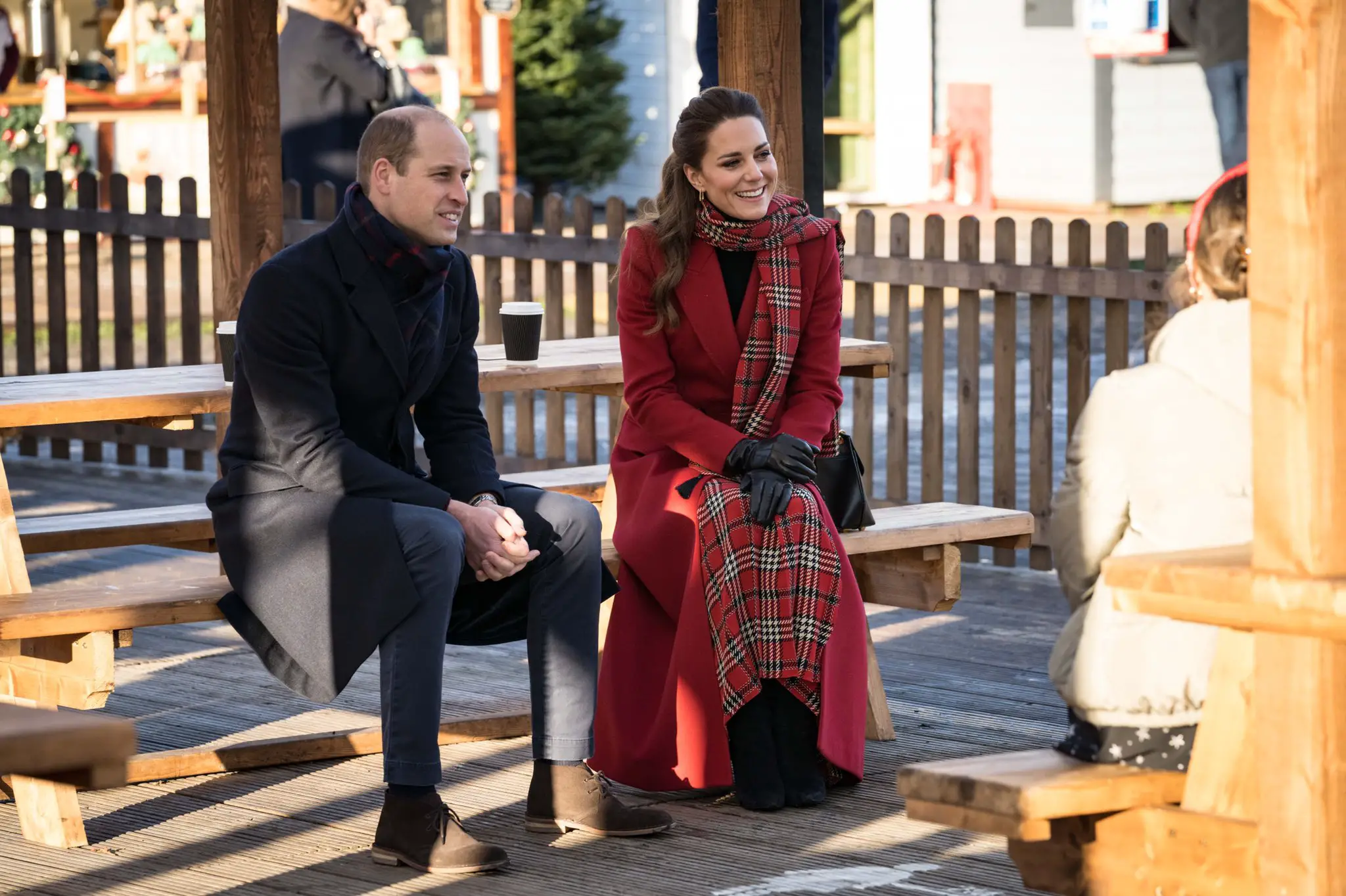 The Duke and Duchess of Cambridge arrived in Wales for the day three of Royal Train Tour