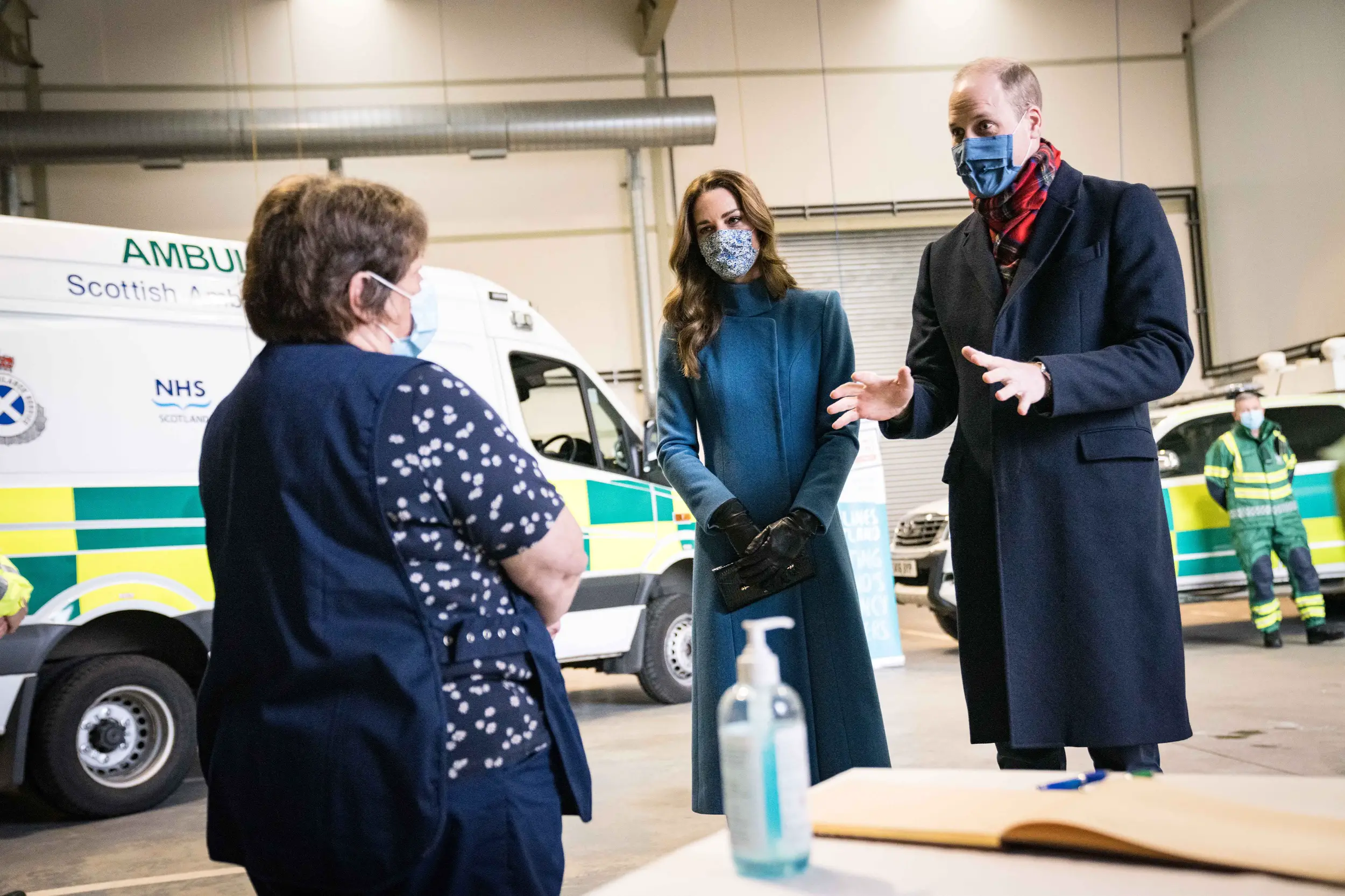 The Scottish Ambulance Service received some funding from NHS charities whose joint patron are The Duke and Duchess of Cambridge 