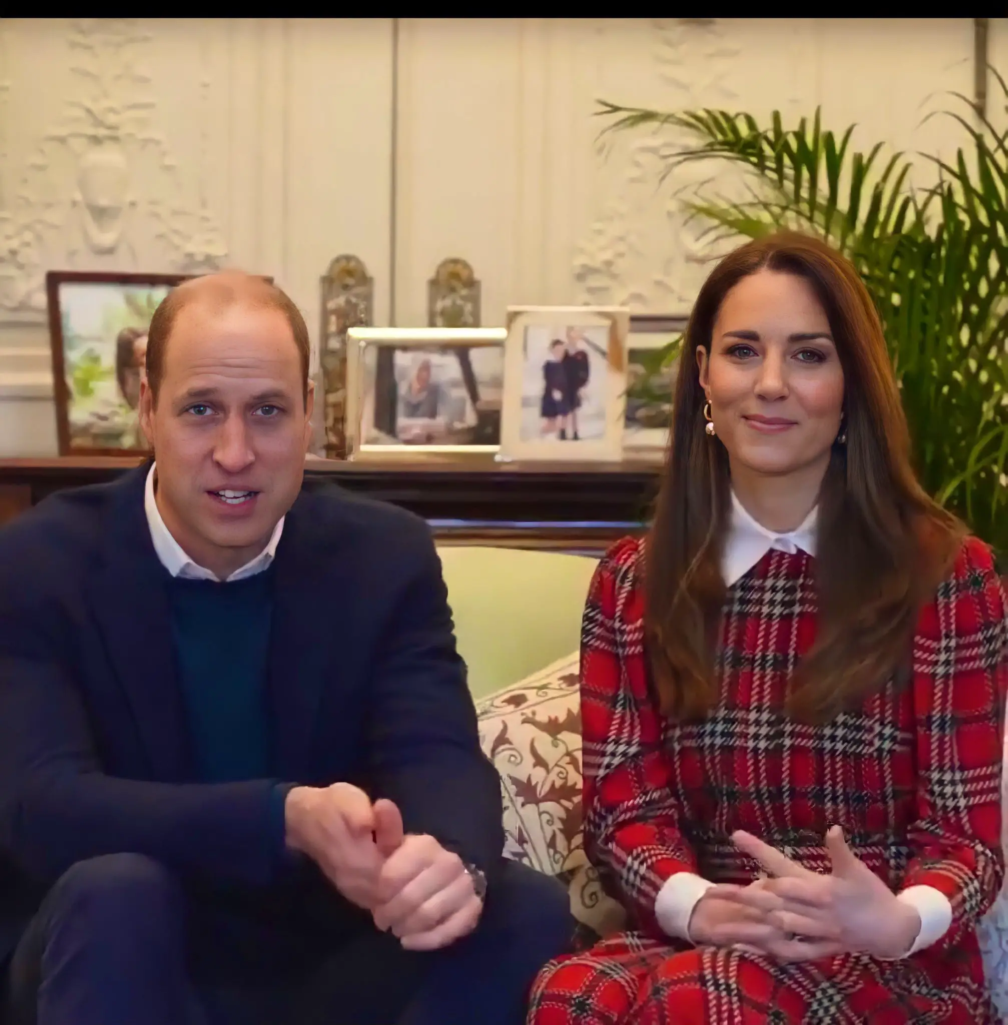 The Duke and Duchess of Cambridge sent a Video message to NHS frontline woerks on Burns Night