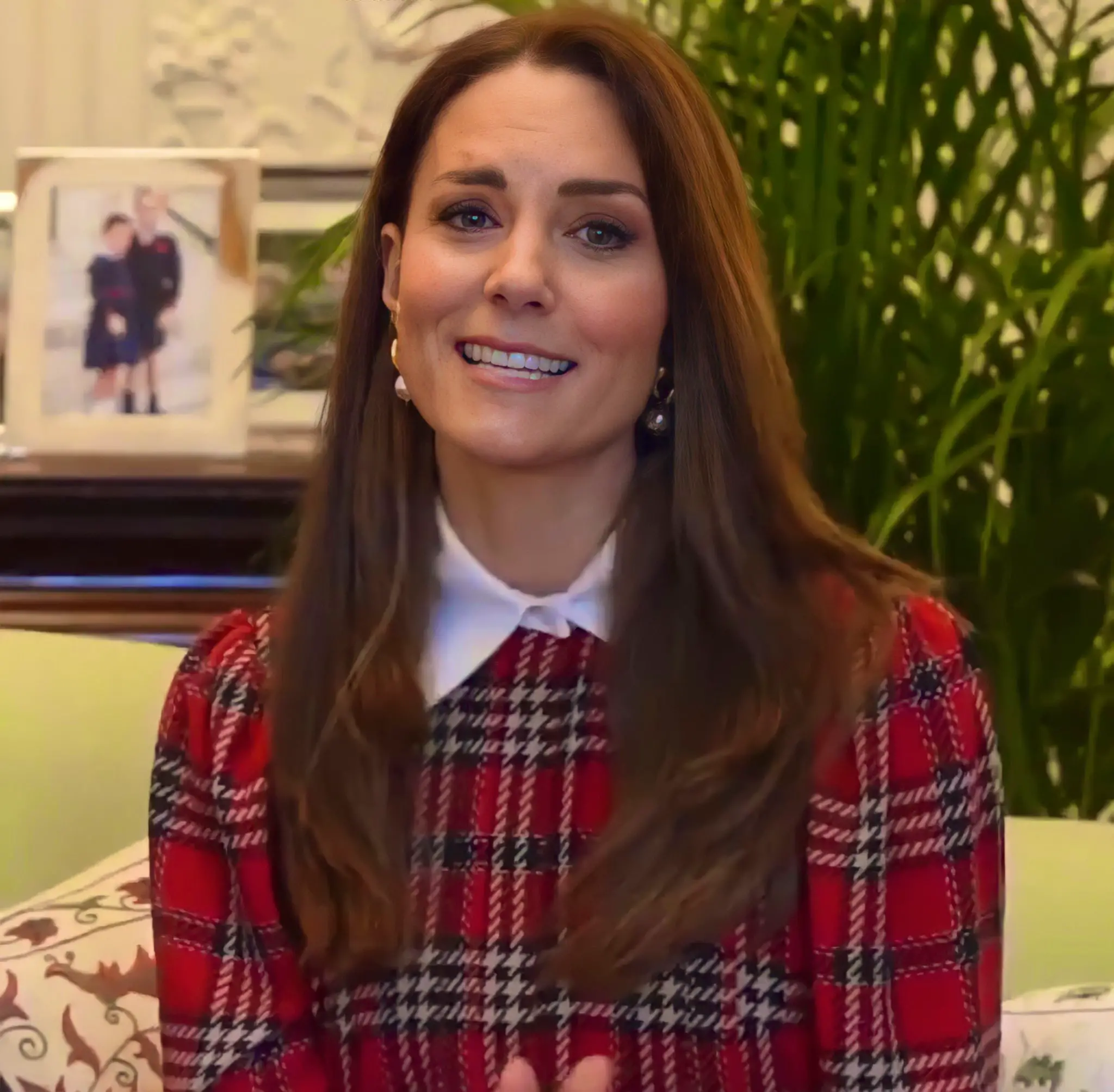 The Duchess of Cambridge thanked the NHS worker on Burns Night