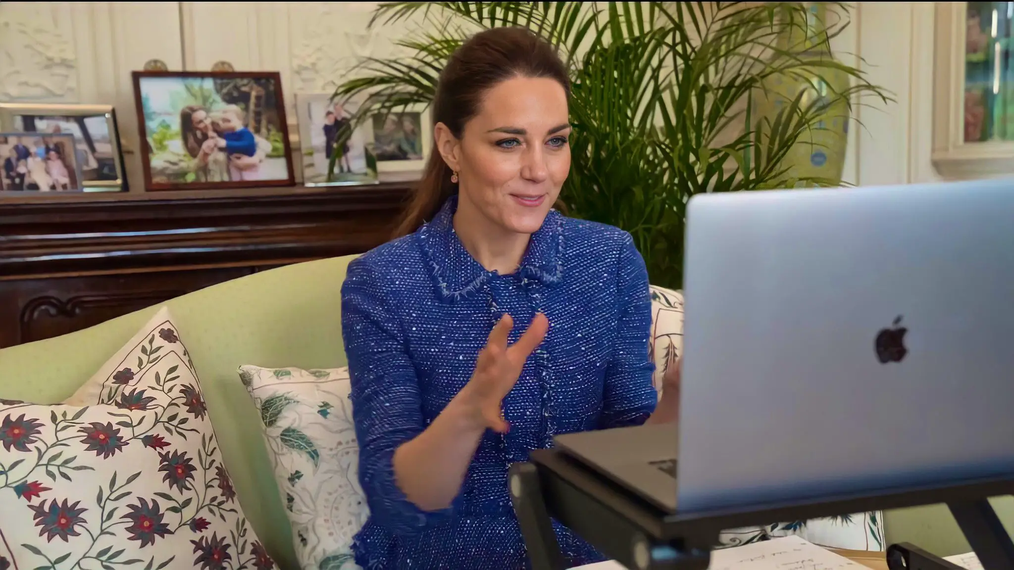 The Duchess of Cambridge, Patron of Place2Be, made a series of video calls and spoke one-on-one with teachers from Ribbon Academy in County Durham