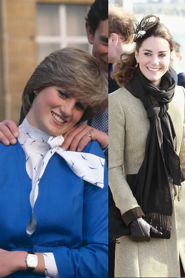 The Princess of Wales and Duchess of Cambidge - a Day In History
