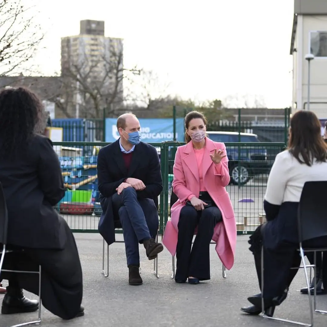 The Duke and Duchess of Cambridge, Prince William and Catherine, undertook their first joint in-person engagement of the year 2021