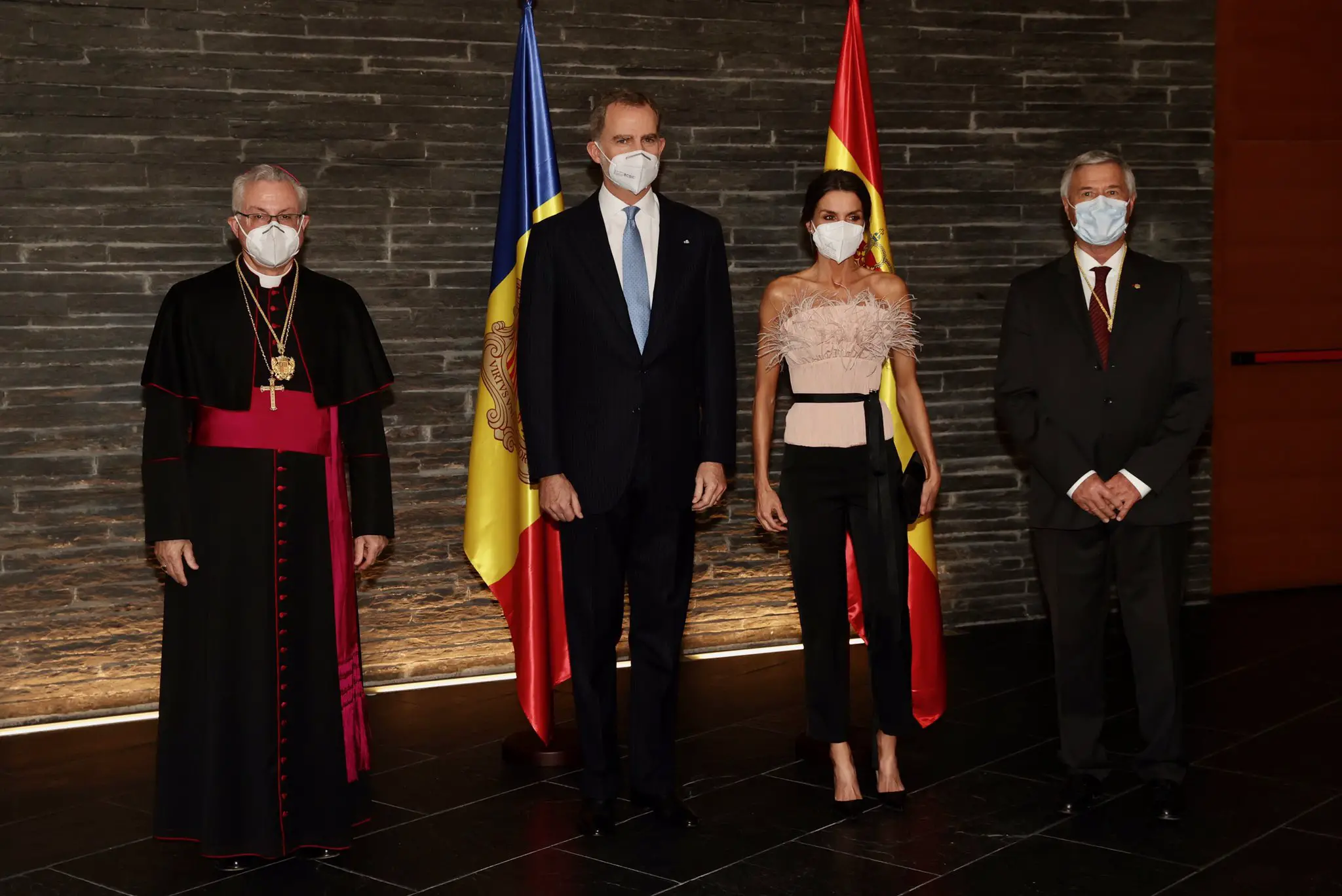 King Felipe and Queen Letizia of Spain attended an official dinner in Andorra